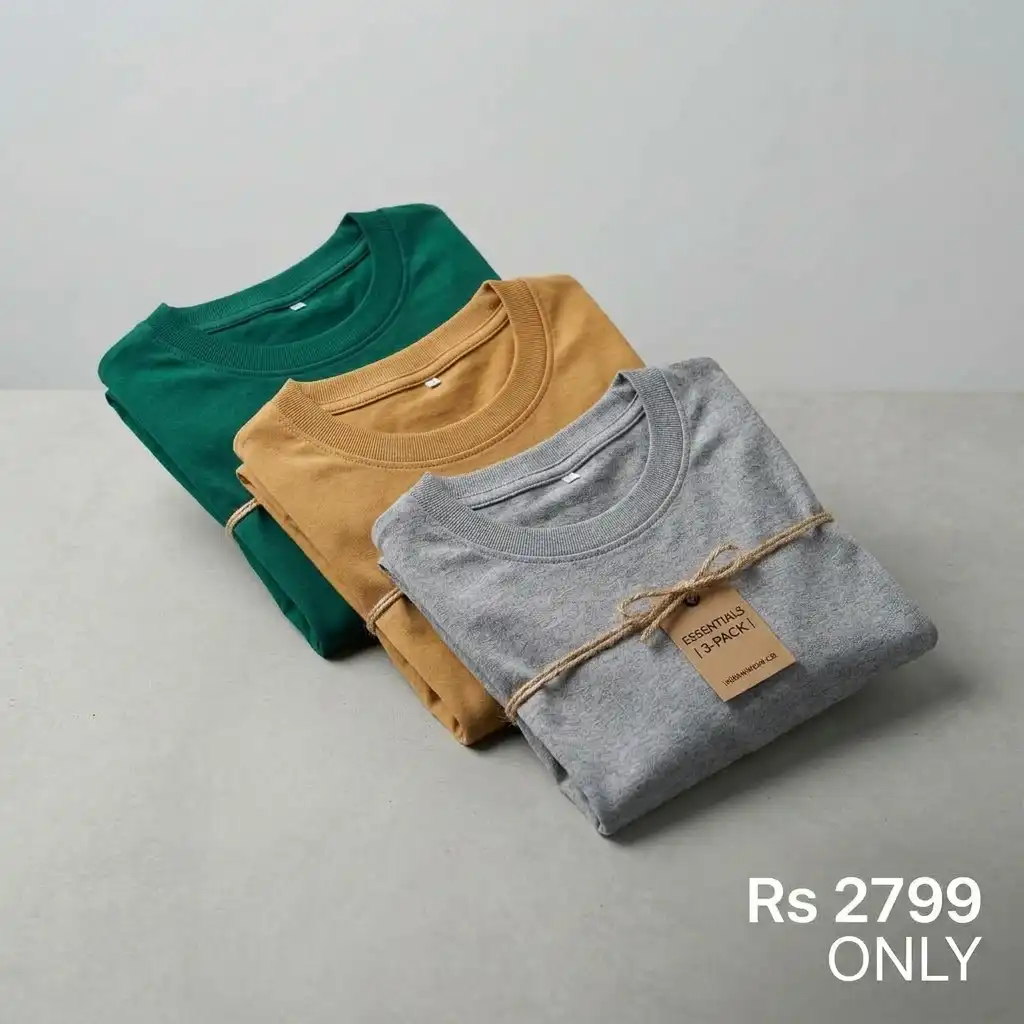 Pack of 3 T Shirts - Addidas